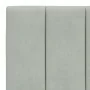 Bett mit hellgrauer Samtmatratze 100x200 cm von vidaXL, Betten und Lattenroste - Ref: Foro24-3208580, Preis: 284,50 €, Rabatt: %