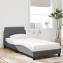 Cama con colchón terciopelo gris oscuro 90x190 cm de vidaXL, Camas y somieres - Ref: Foro24-3208312, Precio: 247,03 €, Descue...
