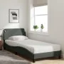 Cama con colchón tela gris oscuro 90x200 cm de vidaXL, Camas y somieres - Ref: Foro24-3208325, Precio: 245,65 €, Descuento: %