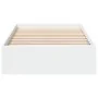 Weißes Holzwerkstoffbett mit Schubladen 75x190 cm von vidaXL, Betten und Lattenroste - Ref: Foro24-3280713, Preis: 123,96 €, ...