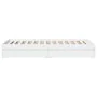 White engineered wood bed with drawers 75x190 cm by vidaXL, Beds and slatted bases - Ref: Foro24-3280713, Price: 123,98 €, Di...