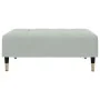 Reposapiés de terciopelo gris claro 77x55x31 cm by vidaXL, Ottomans - Ref: Foro24-4007393, Price: 73,81 €, Discount: %