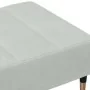 Reposapiés de terciopelo gris claro 77x55x31 cm by vidaXL, Ottomans - Ref: Foro24-4007393, Price: 73,81 €, Discount: %
