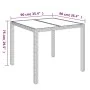 5-piece garden dining set with gray synthetic rattan cushions by vidaXL, Garden sets - Ref: Foro24-3185006, Price: 306,74 €, ...
