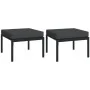 Juego de muebles de jardín 6 piezas acero con cojines gris de vidaXL, Conjuntos de jardín - Ref: Foro24-3187951, Precio: 526,...