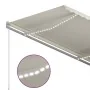 Manual retractable awning with cream-colored LED 350x250 cm by vidaXL, Awnings - Ref: Foro24-3068882, Price: 267,91 €, Discou...