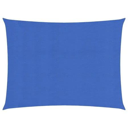 Rectangular blue HDPE sail shade 160 g/m² 3.5x4.5 m by , Umbrellas - Ref: Foro24-311516, Price: 36,29 €, Discount: %