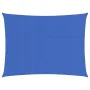 Rectangular blue HDPE sail shade 160 g/m² 3.5x4.5 m by , Umbrellas - Ref: Foro24-311516, Price: 36,29 €, Discount: %