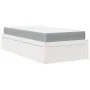 Bed with mattress solid pine wood white 90x190 cm by , Beds and slatted bases - Ref: Foro24-3281956, Price: 264,11 €, Discoun...