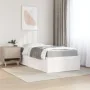 Bed with mattress solid pine wood white 90x190 cm by , Beds and slatted bases - Ref: Foro24-3281956, Price: 264,11 €, Discoun...