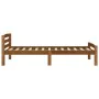 Estructura de cama madera maciza pino marrón miel 90x200 cm de vidaXL, Camas y somieres - Ref: Foro24-322075, Precio: 111,90 ...