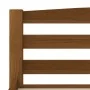 Solid pine wood bed frame honey brown 90x200 cm by vidaXL, Beds and slatted bases - Ref: Foro24-322075, Price: 111,94 €, Disc...