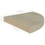 Corner floating shelves 4 pcs MDF oak 35x35x3.8 cm by vidaXL, Shelves and shelves - Ref: Foro24-323927, Price: 67,20 €, Disco...