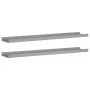 Shelf for photo frames 2 pcs gray MDF 80x9x3 cm by vidaXL, Shelves and shelves - Ref: Foro24-323936, Price: 21,01 €, Discount: %