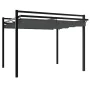 Cenador de jardín con techo retráctil aluminio antracita 3x3 m by , Tents and gazebos - Ref: Foro24-4003969, Price: 475,86 €,...
