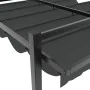 Cenador de jardín con techo retráctil aluminio antracita 3x3 m by , Tents and gazebos - Ref: Foro24-4003969, Price: 475,86 €,...