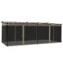 Gazebo with taupe steel mesh walls 6x3 m by , Tents and gazebos - Ref: Foro24-4003916, Price: 513,48 €, Discount: %