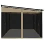 Gazebo with taupe steel mesh walls 6x3 m by , Tents and gazebos - Ref: Foro24-4003916, Price: 513,48 €, Discount: %