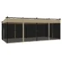 Gazebo with taupe steel mesh walls 6x3 m by , Tents and gazebos - Ref: Foro24-4003916, Price: 513,48 €, Discount: %