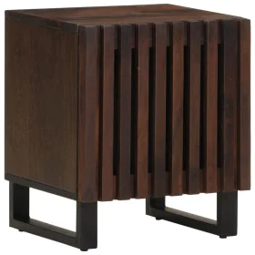 Solid mango wood bedside table 40x34x46 cm by , Nightstands - Ref: Foro24-377420, Price: 68,14 €, Discount: %