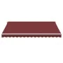 Automatic retractable awning in burgundy color, 400x350 cm. by , Awnings - Ref: Foro24-3214984, Price: 439,31 €, Discount: %