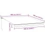 Automatic retractable awning in burgundy color, 400x350 cm. by , Awnings - Ref: Foro24-3214984, Price: 439,31 €, Discount: %