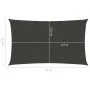 Segelmarkise anthrazitgrau HDPE 160 g/m² 2,5x5 m von vidaXL, Sonnenschirme - Ref: Foro24-311071, Preis: 37,24 €, Rabatt: %