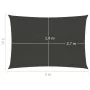 Sail awning anthracite gray HDPE 160 g/m² 2x3 m by vidaXL, Umbrellas - Ref: Foro24-311062, Price: 24,13 €, Discount: %