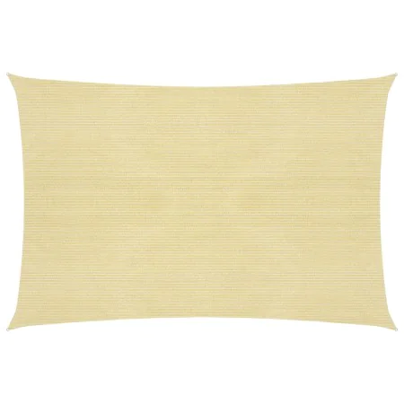 Toldo de vela beige HDPE 160 g/m² 5x6 m de vidaXL, Sombrillas - Ref: Foro24-311136, Precio: 64,30 €, Descuento: %