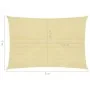 Toldo de vela beige HDPE 160 g/m² 5x6 m de vidaXL, Sombrillas - Ref: Foro24-311136, Precio: 64,30 €, Descuento: %