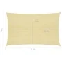 Beige HDPE sail awning 160 g/m² 2x5 m by vidaXL, Umbrellas - Ref: Foro24-311121, Price: 29,71 €, Discount: %