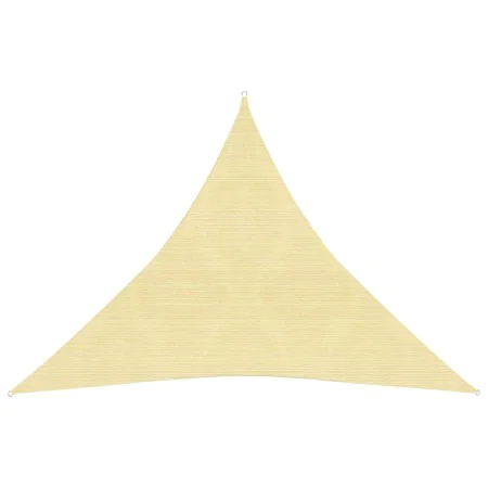 Beige HDPE sail awning 160 g/m² 3x3x3 m by vidaXL, Umbrellas - Ref: Foro24-311142, Price: 19,95 €, Discount: %
