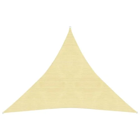 Toldo de vela beige HDPE 160 g/m² 3x3x3 m de vidaXL, Sombrillas - Ref: Foro24-311142, Precio: 19,95 €, Descuento: %