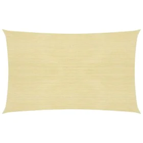 Beige HDPE-Segelmarkise 160 g/m² 2x4,5 m von vidaXL, Sonnenschirme - Ref: Foro24-311120, Preis: 27,59 €, Rabatt: %