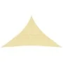 Beige HDPE sail awning 160 g/m² 3x3x4.2 m by vidaXL, Umbrellas - Ref: Foro24-311144, Price: 21,18 €, Discount: %
