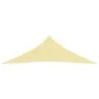 Beige HDPE sail awning 160 g/m² 3x3x4.2 m by vidaXL, Umbrellas - Ref: Foro24-311144, Price: 21,18 €, Discount: %