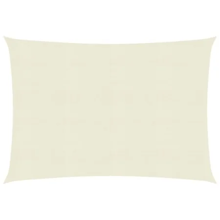 Toldo de vela crema HDPE 160 g/m² 3x4,5 m de vidaXL, Sombrillas - Ref: Foro24-311183, Precio: 35,88 €, Descuento: %