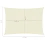 Toldo de vela crema HDPE 160 g/m² 3x4,5 m de vidaXL, Sombrillas - Ref: Foro24-311183, Precio: 35,88 €, Descuento: %