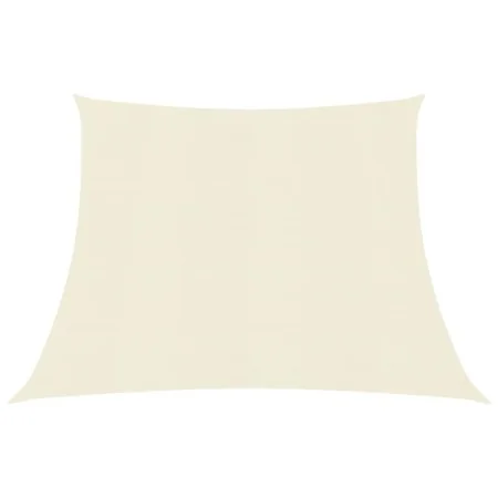 Cream HDPE sail awning 160 g/m² 3/4x3 m by vidaXL, Umbrellas - Ref: Foro24-311214, Price: 29,06 €, Discount: %