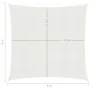 Toldo de vela blanco HDPE 160 g/m² 5x5 m de vidaXL, Sombrillas - Ref: Foro24-311223, Precio: 56,13 €, Descuento: %