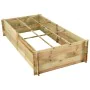 Hochbeet für Gemüse aus imprägnierter Kiefer 197x100x40cm von vidaXL, Töpfe und Pflanzgefäße - Ref: Foro24-43345, Preis: 101,...