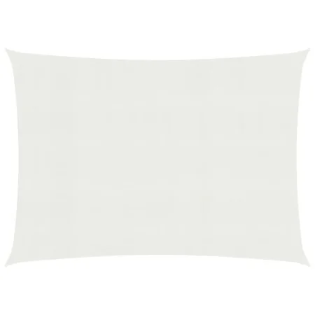White HDPE sail awning 160 g/m² 6x7 m by vidaXL, Umbrellas - Ref: Foro24-311249, Price: 79,51 €, Discount: %
