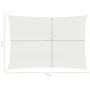 White HDPE sail awning 160 g/m² 6x7 m by vidaXL, Umbrellas - Ref: Foro24-311249, Price: 79,51 €, Discount: %
