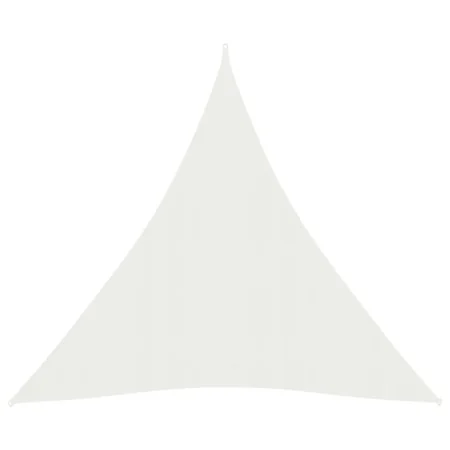 White HDPE sail awning 160 g/m² 5x6x6 m by vidaXL, Umbrellas - Ref: Foro24-311263, Price: 36,88 €, Discount: %