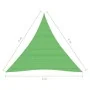 HDPE sail awning light green 160 g/m² 4x4x4 m by vidaXL, Umbrellas - Ref: Foro24-311313, Price: 24,60 €, Discount: %