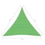 Toldo de vela HDPE verde claro 160 g/m² 4x4x4 m de vidaXL, Sombrillas - Ref: Foro24-311313, Precio: 24,60 €, Descuento: %