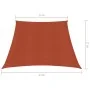 HDPE terracotta sail shade 160 g/m² 3/4x2 m by vidaXL, Umbrellas - Ref: Foro24-311378, Price: 19,53 €, Discount: %