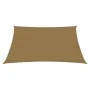 Taupe gray HDPE sail awning 160 g/m² 3/4x2 m by vidaXL, Umbrellas - Ref: Foro24-311433, Price: 19,43 €, Discount: %
