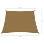 Taupe gray HDPE sail awning 160 g/m² 3/4x2 m by vidaXL, Umbrellas - Ref: Foro24-311433, Price: 19,43 €, Discount: %