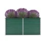 Grünes Gartenbett aus verzinktem Stahl, 160 x 40 x 77 cm von vidaXL, Töpfe und Pflanzgefäße - Ref: Foro24-44849, Preis: 59,76...